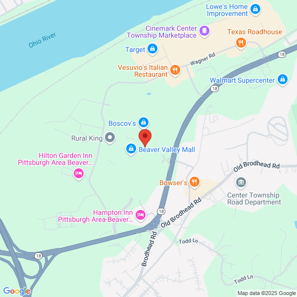 Map of the area